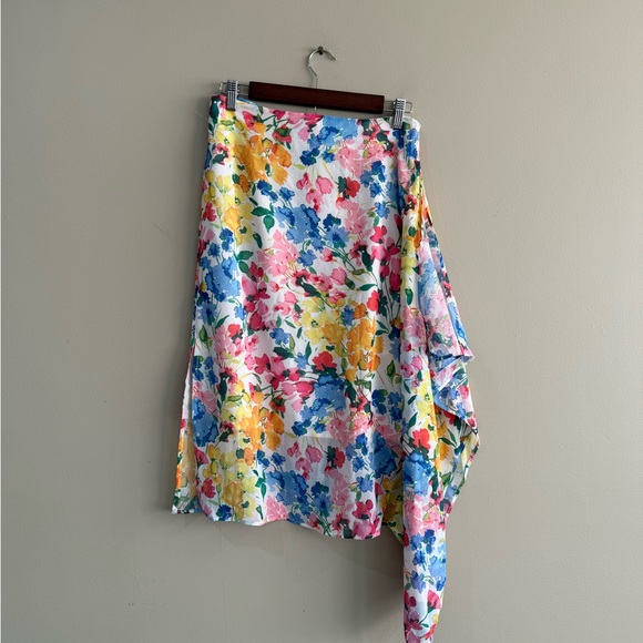 NWT ADOR Floral Asymmetrical Skirt - Picture 2 of 9